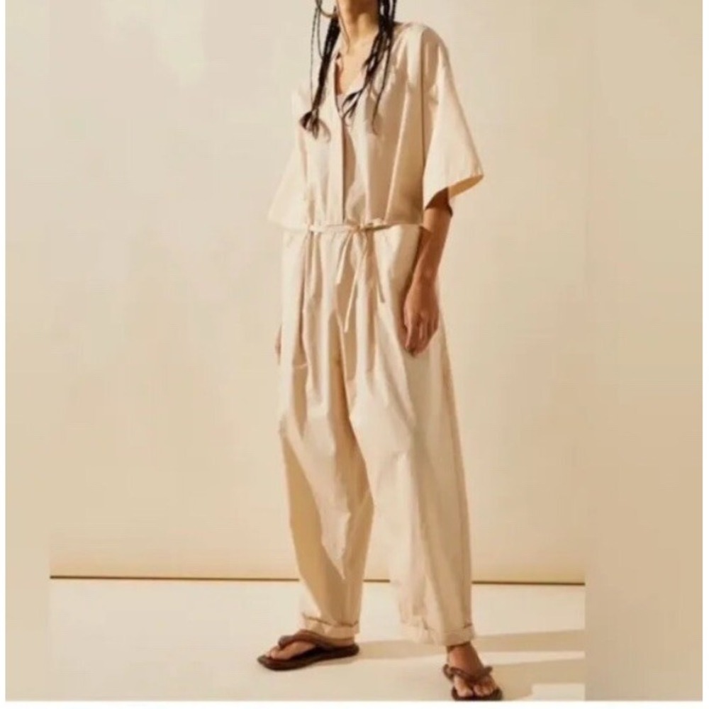 Free People Endless Summer Feels So Right One Piece Ivory Jumpsuit Women Size XS - Picture 2 of 16